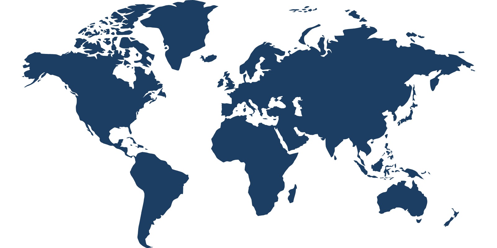 World map showing Anavah's globally distributed team